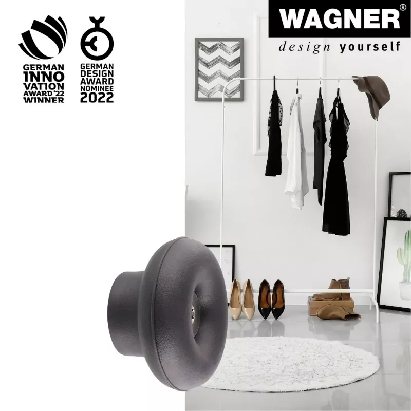 Wagner Design Yourself DOT naulakko GH 0202, 1 koukku, musta 17020221
