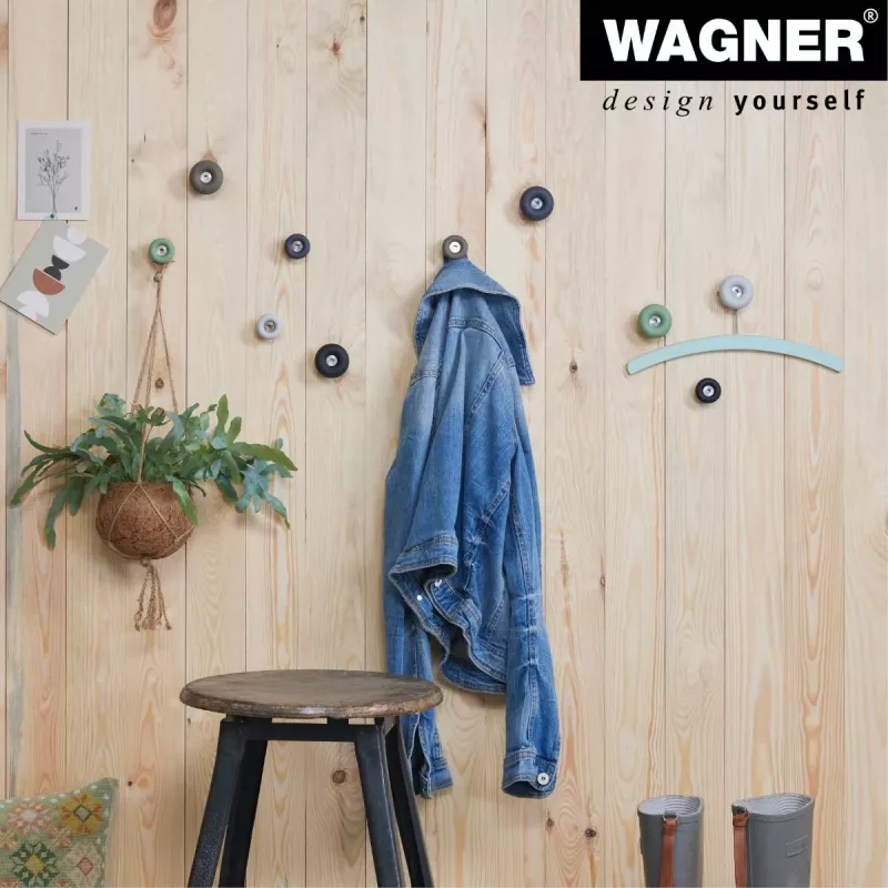 Wagner Design Yourself DOT naulakko GH 0202, 1 koukku, musta 17020221