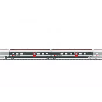 Märklin 043451 H0 SBB Giruno lisävaunusarja, 2-osainen, aikakausi VI