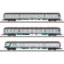 Märklin 087183 Z-mittakaava vaunusarja Karlsruher Kopf DB A