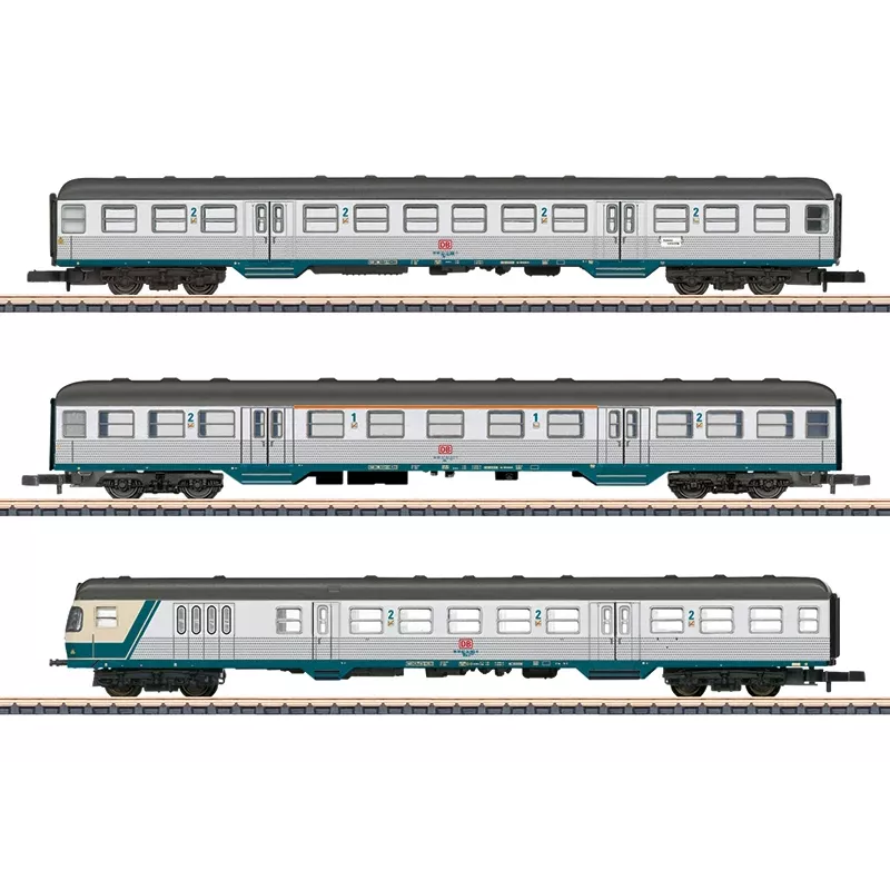 Märklin 087183 Z-mittakaava vaunusarja Karlsruher Kopf DB A