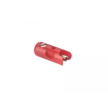 Märklin 71425 punaiset holkkiliittimet – 10-osainen pienoisrautatien holkkisarja virta- ja signaalikaapelointiin