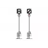 Märklin 70421 H0 opastinpylväät 2 valkoisella LED-valolla