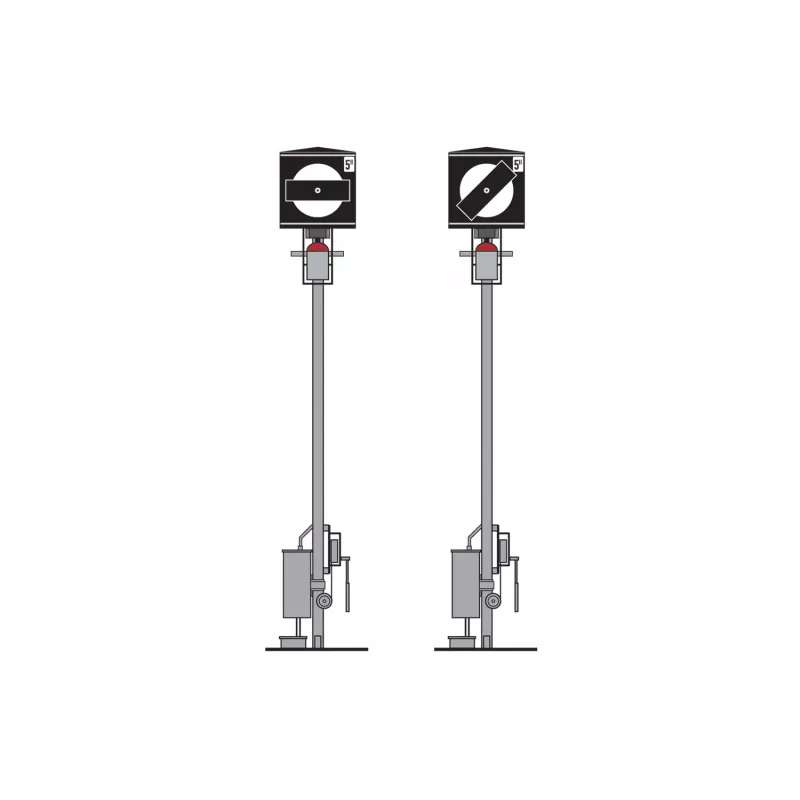 Märklin 70421 H0 opastinpylväät 2 valkoisella LED-valolla