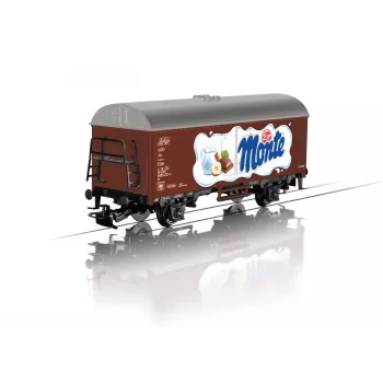 Märklin 44252 H0 Gms 30 katettu tavaravaunu, aikakausi III, DB, ruskea