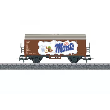 Märklin 44252 H0 Gms 30 katettu tavaravaunu, aikakausi III, DB, ruskea