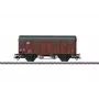 Märklin 44500 H0 katettu tavaravaunu jarrupolkimella, DB, aikakausi IV