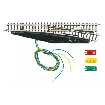 Märklin 8563 sähköinen oikea vaihde, Spur Z, Mini-Club, musta/keltainen