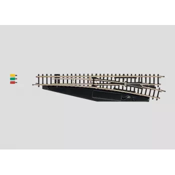 Märklin 8563 sähköinen oikea vaihde, Spur Z, Mini-Club, musta/keltainen