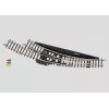 Märklin Z-mittakaava sähkömagneettinen kaareva vaihde oikea - musta/keltainen (8569)