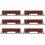 Märklin 046919 H0 AC katettu tavaravaunu Gms 30 Deutsche Bundesbahn aikakausi III