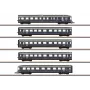 Märklin 087615 Z-vaunusarja Blauer Enzian DB, MHI (3 henkilövaunun sarja)