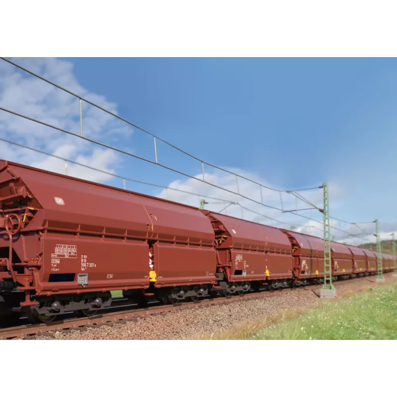 Märklin 000730 H0 24-osainen sarja liukuvaunu Tals 968 DB kausi IV AC