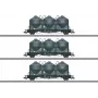 Märklin 48264 H0 3-osainen sarja pölytavara-siilovaunu Kds 67 DB