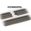 Märklin 24224 C-raide suora raide 236,1 mm H0 pienoisrautatien lisävaruste