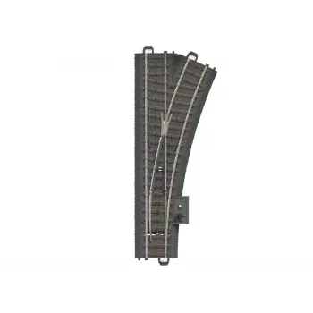 Märklin H0 C-raide oikea vaihde 188,3 mm ratapenkalla (24612)
