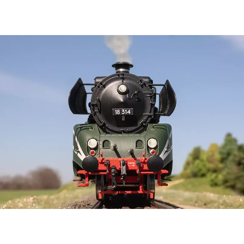 Märklin 39029 H0 höyryveturi BR 18 314 öljylämmitteinen DR:n
