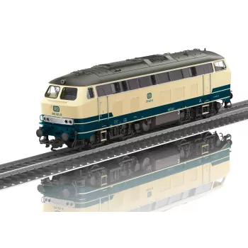 Märklin 39215 H0 dieselveturi sarja 218 DB valtamerensininen mfx+ ääni & LED