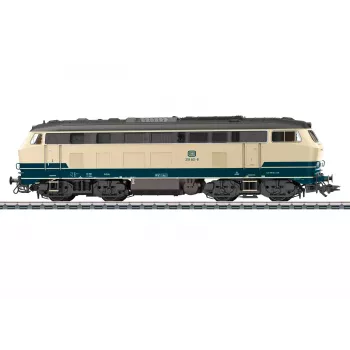 Märklin 39215 H0 dieselveturi sarja 218 DB valtamerensininen mfx+ ääni & LED