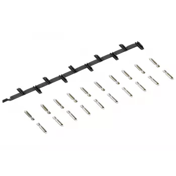 Märklin Z-raide kiskon erotus- ja liitosliuska sarja (10 erotus-, 20 liitosliuskaa) 08954