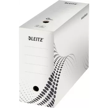 LEITZ easyboxx arkistolaatikko valkoinen 150 mm sisäleveys, 25 kpl pakkaus, kierrätys aaltopahvi