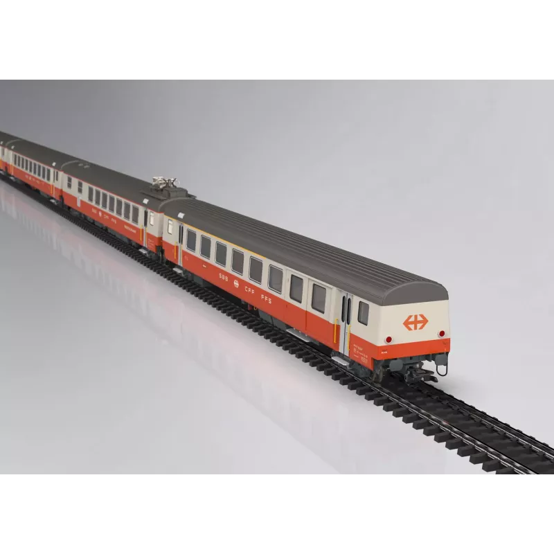 Märklin 42190 H0 4-vaunun sarja Swiss Express matkustajavaunut SBB