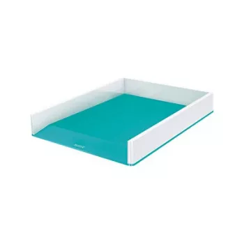 LEITZ WOW Duo Colour asiakirjalokero A4 jäänsininen/valkoinen 5361-10-51