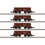 Märklin 082710 Z itsepurkautuva vaunusarja Deutsche Bundesbahn aikakausi IV
