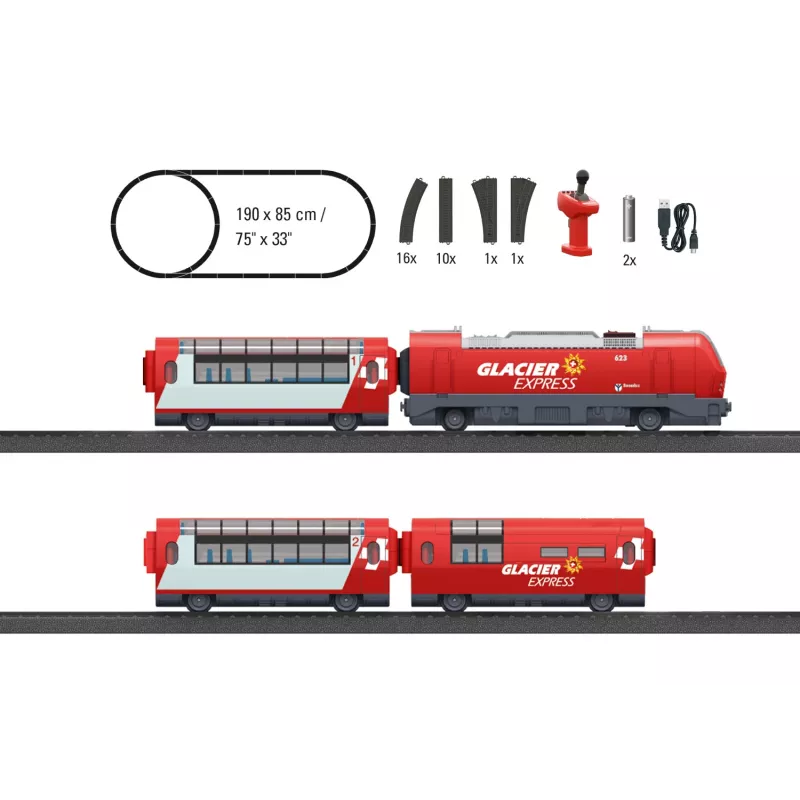 Märklin World 29348 H0 aloituspakkaus Glacier Express (29348)