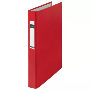 LEITZ Standard rengaskansio A4 ylikoko punainen 2 D-rengas 41 mm selkä 25 mm renkaan halkaisija 4210-00-25