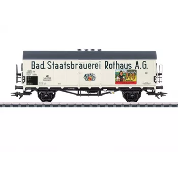 Märklin 046805 H0 AC pylväsvaunu Rlmms 580 Deutsche Bundesbahn aikakausi IV pylväillä