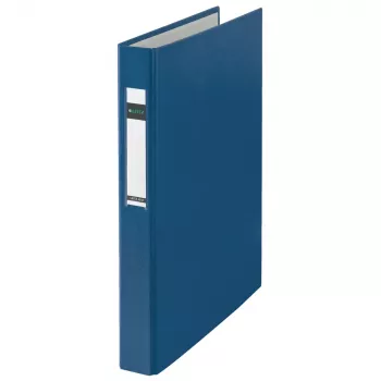 LEITZ Standard rengaskansio A4 ylikoko sininen 4 D-rengas 25 mm selkä 41 mm 4212-00-35