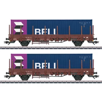 Märklin 046939 H0 katettu tavaravaunu Gms 30 DB aikakausi III AC