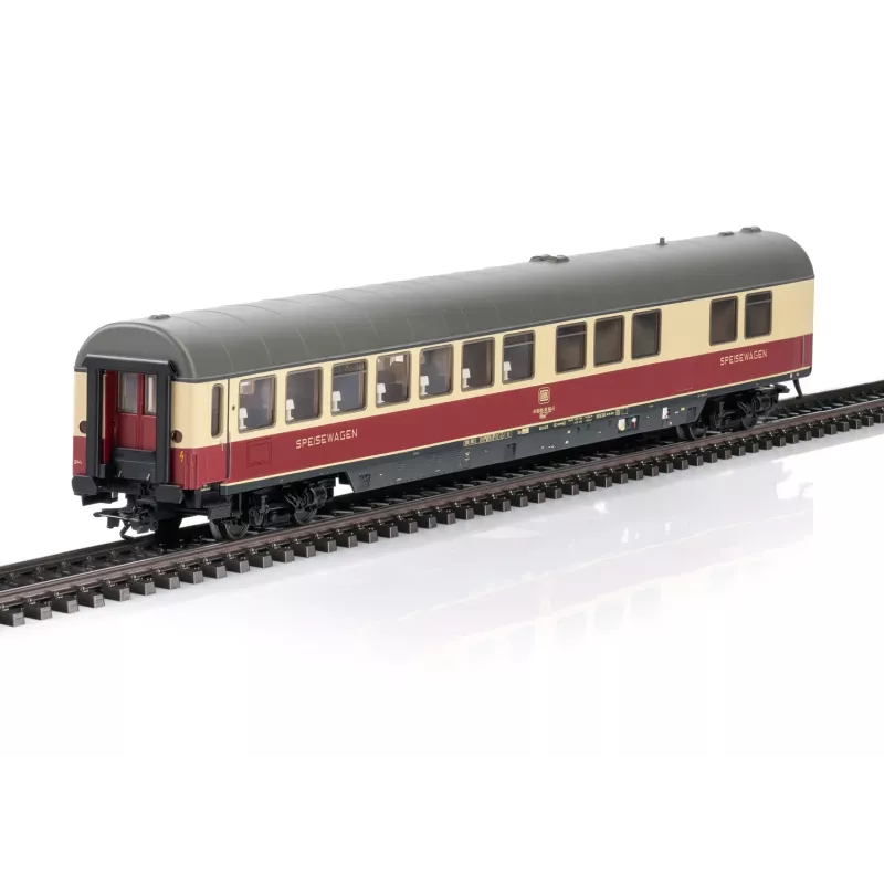 Märklin 43872 H0 TEE Rheingold ravintolavaunu WRümh 132, DB aikakausi IV, sininen/kermanvärinen