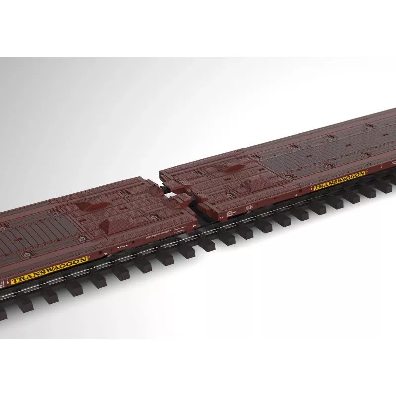 Märklin 47430 H0 matalavaunupari Laads 800B Transwaggon GmbH