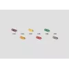 Märklin 71423 liitäntäholkit vihreä, 10 kpl:n sarja pienoisrautateille