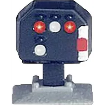 Märklin Z-skaala valosulkuopastin, matala rakenne, LED, harmaa/musta, 15+ 89394