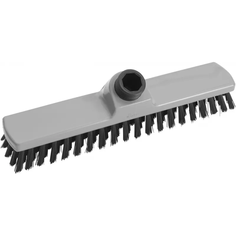 Haug Bürsten in-up hankausharjapää, harmaata muovia, 280 mm, keskipitkät PP-harjakset (98140RC)