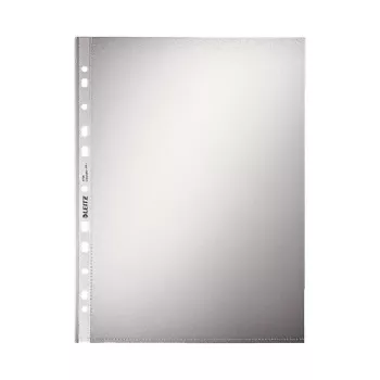 LEITZ 47960000 A4 reikäsuojus, polypropyleeni 0,07 mm, läpinäkyvä, 100 kpl:n pakkaus