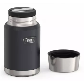 THERMOS ICON termospullo 0,71 L musta tyhjiöeristetty ruostumaton teräs 4120333071