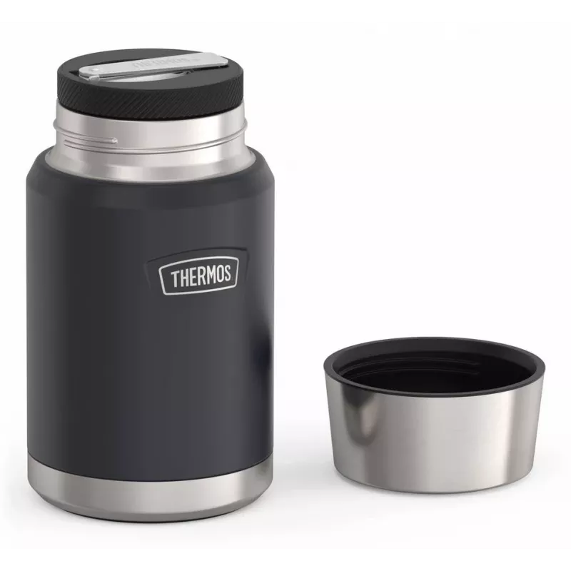 THERMOS ICON termospullo 0,71 L musta tyhjiöeristetty ruostumaton teräs 4120333071