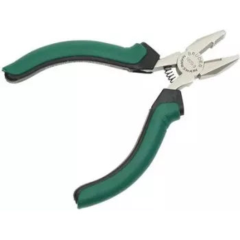 BRÜDER MANNESMANN GREEN LINE yhdistelmäpihdit elektroniikka 125 mm työkaluteräs vihreä/hopea/musta M 1070-3