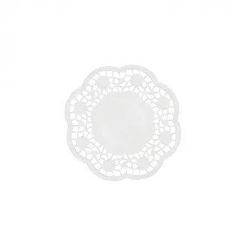 PAPSTAR 1000 tippumattoa Ø 10 cm valkoiset paperiset aluset (12291)