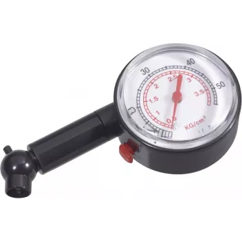 Brüder Mannesmann 054T kynärenkaanpainemittari, 0,5-3,5 bar / 7-50 psi, analoginen, metallikotelo, taskuklipsi