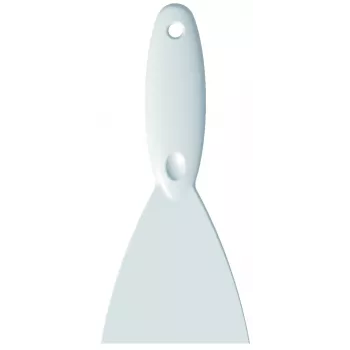 Haug Bürsten keittiölasta 110 mm ruostumaton teräs valkoisella kahvalla (8923)