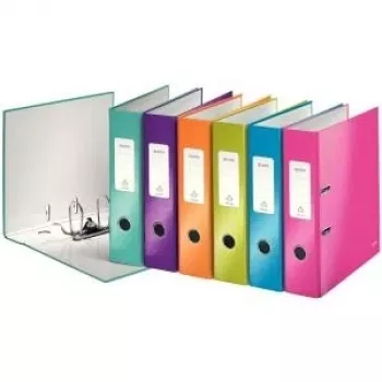 LEITZ WOW 180° arkistokansio A4 80 mm lajitellut värit (10 kpl:n pakkaus) 1005-10-99