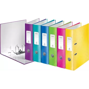 LEITZ WOW 180° arkistokansio A4 80 mm lajitellut värit (10 kpl:n pakkaus) 1005-10-99