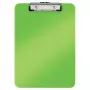 LEITZ WOW kirjoitusalusta A4 polystyreeni metallinvihreä metallipuristimella, 80 arkin kapasiteetti 3971-00-54