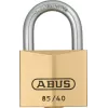 ABUS 85/50 massiivinen messinkilukko 50 mm karkaistulla terässalvalla, 2 avainta 806315