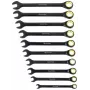 BRÜDER MANNESMANN Q25210 Quantool yhdistelmälenkkiavainsarja 10-osainen 8-19 mm